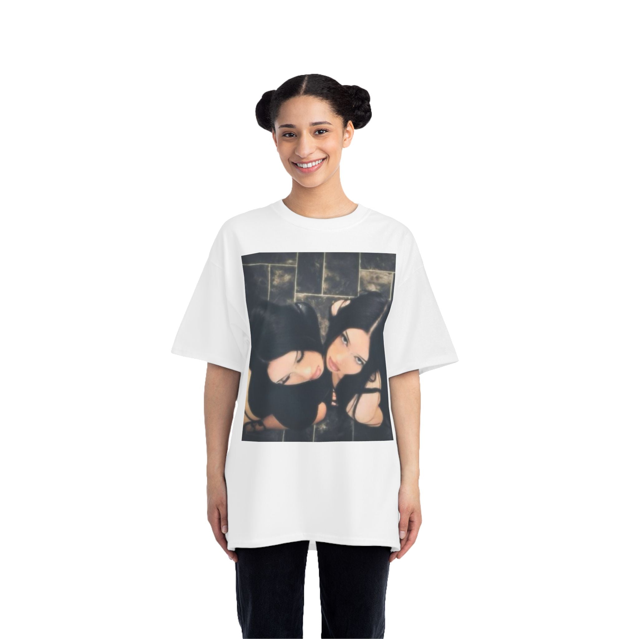 *Twin b*tches* graphic tee
