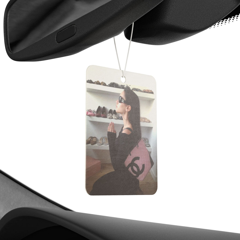 Retro Ferrari - Automobile freshener (FRONT & BACK PRINTED)