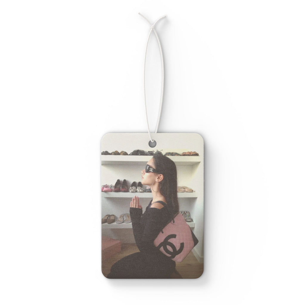 Retro Ferrari - Automobile freshener (FRONT & BACK PRINTED)