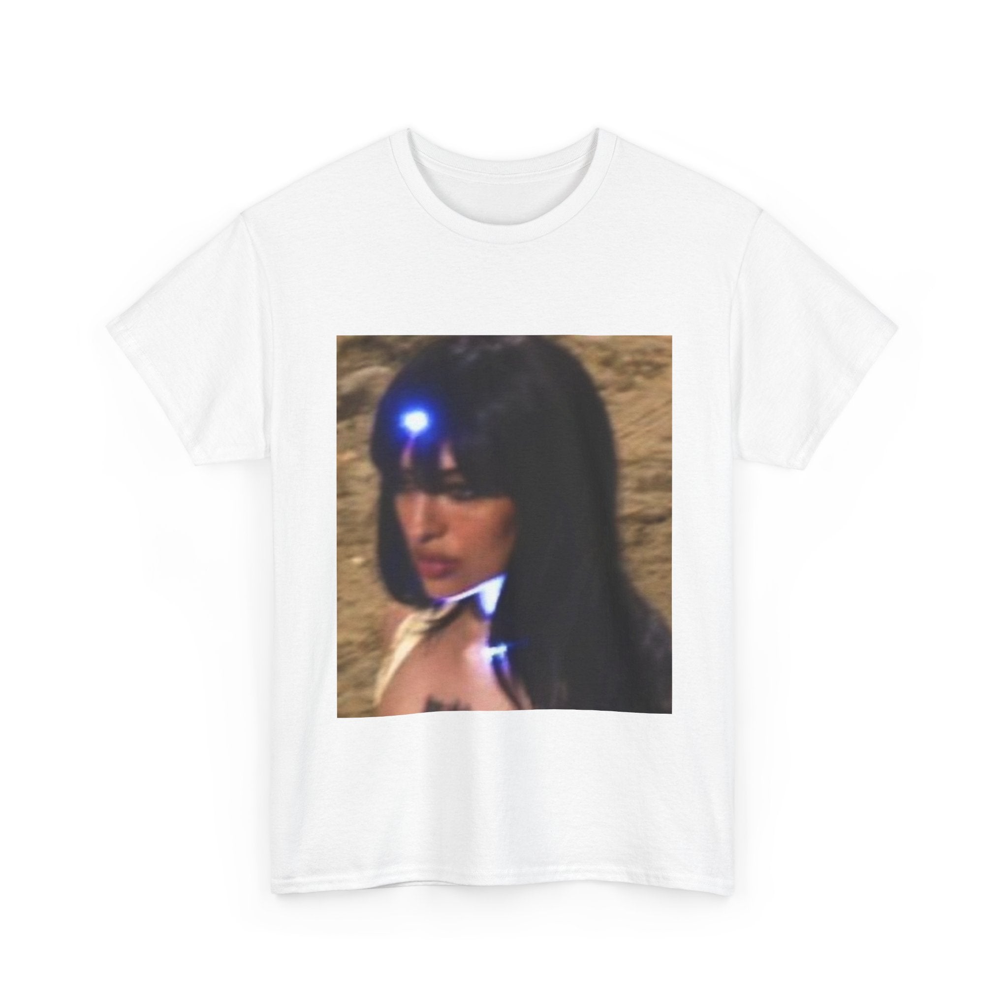 Retro Sci‑Fi Femme Portrait Tee
