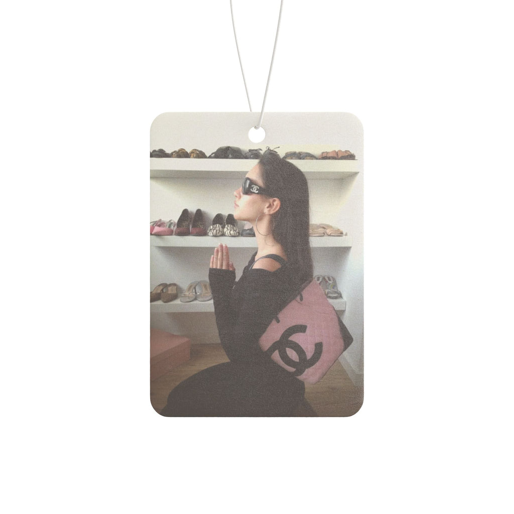 Retro Ferrari - Automobile freshener (FRONT & BACK PRINTED)